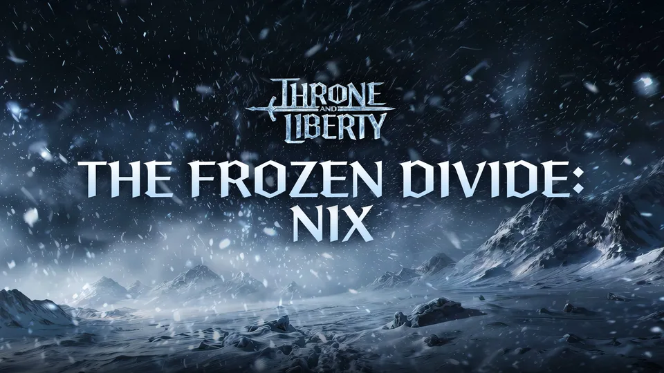 The Frozen Divide: Nix expansion key art from Throne and Liberty